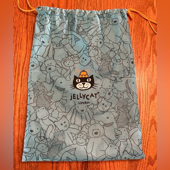 JellyCat London Animal Print Drawstring Cinch Dust Gift Bag 11 x 15 inches - Picture 1 of 5
